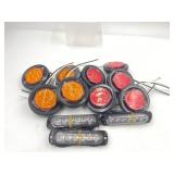 12 Pack (4 Amber & 5 Red & 3 clear long ) 2 inch L