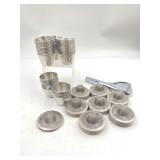 DJZZ 45 Pcs Metal Sauce Cups 2.5oz Ramekins, Stain