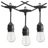SUNTHIN 50FT Outdoor String Light with 16 1W LED S