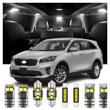 9 Pieces LED Interior Lights Kit Replacement for K