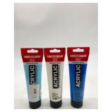 Lot Of 3 Amsterdam Standard Series Blue, White & L