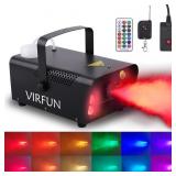 Fog Machine, 6 LED Lights with 12 Colors Effect, V