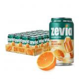 BB:8/21/27 Zevia Zero Sugar Soda, Orange Creamsicl