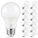 Maylaywood A19 LED Light Bulb Dimmable, 60 Watt Eq