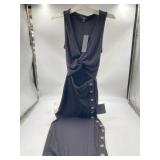 Size XSmall Lulus Trend Seeker black ribbed twist-