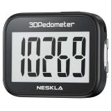 3D Pedometer for Walking, Simple Step Counter with