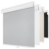 ChrisDowa Cordless Blackout Roller Shades for Wind