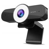 Webcam Streaming Autofocus Web Camera with Three L