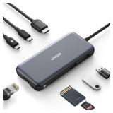 Lot Of 3 Anker USB C Hub with Ethernet, 8-in-1 Mul
