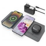 Needs Cord ZealSound Wireless Charging Pad, 3 in 1