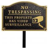 No Trespassing - This Property Has Video Surveilla