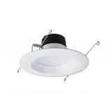 Halo Matte White 6 in. W Plastic LED Retrofit Rece