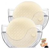 WRINGKIT 2 Pack Rice Paper Water Bowl Dipper, Spri