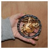 PhotoSteel Semper Fi Round Emblem Decal 4" x 4" fo