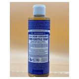 Dr. Bronners Peppermint Castile Soap, 8 FZ