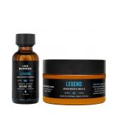 Live Bearded Beard Oil and Butter Grooming Kit - M