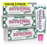 EUTHYMOL Whitening Toothpaste (3.7fl oz*3, Pack of