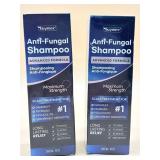 New 2-bottles anti fungal shampoos