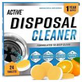 Garbage Disposal Cleaner Deodorizer Tablets - 24 P