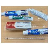 New assorted toothpaste