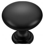 Ravinte 10 Pack Matte Black Zinc Cabinet Knobs and