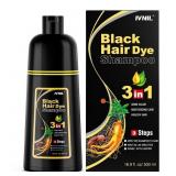 Ivnil Black Hair Dye Shampoo 3 in 1 Hair Color Sha