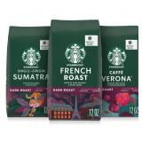 BB:07/2026 Starbucks Whole Coffee Beans, Dark Roas