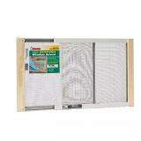 25 in. x 10 in. Grey Aluminum Adjustable Window Sc
