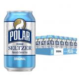 Polar Seltzer Water Original, 12 fl oz cans, 18 pa