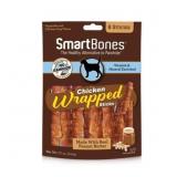 SmartBones Chicken Wrap- Sticks Peanut Butter 8 Pk