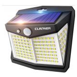 2-pack CLAONER Solar Lights Outdoor, 128 LED