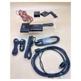 HDMI switches, HDMI cords, charging cords