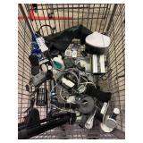 Cart full of electronics