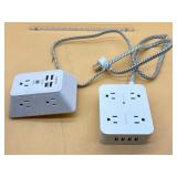 Lot of two surge protectors
