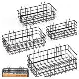 ONLY 2 Baskets, INCLY 2 Pack Pegboard Baskets Bins