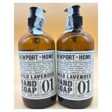 New (lot of two) Newport+Home hand soaps