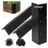 12 Pcs Raised Garden Bed Corner Brackets for 12