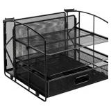 Amazon Basics Sturdy Rectangular Desktop Organizer