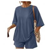 Size large SUNBS 2 Piece Lounge Set for Women Matc