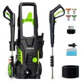 1800W Electric Pressure Washer, 5000PSI Max 3.0 GP