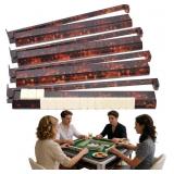 Tortoise Shell Acrylic Mahjong Rack Set, Mahjong R