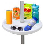 AMMSUN 13" Beach Umbrella Table Tray for Beach, Pa