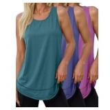 Size medium Rosvigor 3 Pack Womens Workout Tank To