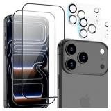 2 Pack iPhone 17 Pro Max Screen Protector 9H Hardn