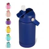 Hawsaiy 12oz Kids Insulated Water Bottle with Stra