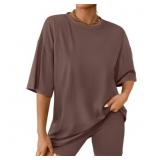 Med SUNBS 2 Piece Outfit for Women Lounge Sets Ove