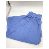 Size large Navy high-rise elastic waistband with f