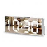 DAYBETTER Digital Alarm Clock LED Mirror Display w