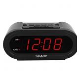 Sharp Digital Alarm with AccuSet - Automatic Smart