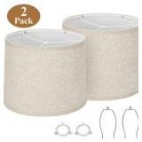 Aovky Lamp Shades Set of 2, Drum Lampshades 11.6"